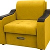 Кресло Сириус Лидер-3 НПБ 105x110 (Eva 18 велюр желтый)