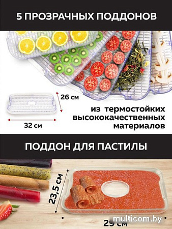 Сушилка для овощей и фруктов GFgril GFD-001