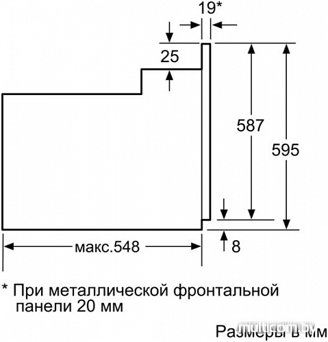 Духовой шкаф Bosch HBF554YW0R