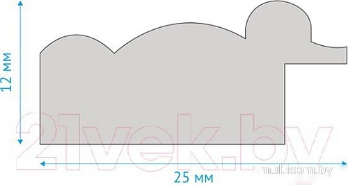 Фоторамка OfficeSpace №7 РП_6296 (темный орех)