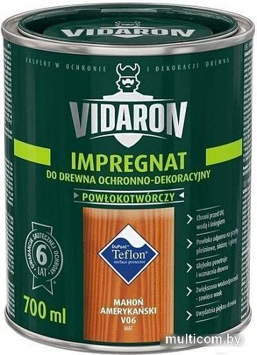 Пропитка Vidaron Impregnant V06 0.7 л (американское красное дерево)