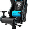 Кресло Sharkoon Shark Skiller SGS4 BK/BU (черный/синий)