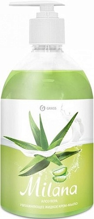 Grass Крем-мыло жидкое увлажняющее Milana алоэ вера 500 мл