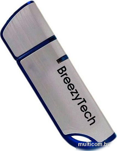 USB Flash BreezyTech U012 4GB (серебристый/синий)