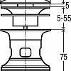 Донный клапан Viega Visign V1 5433 492601