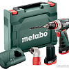 Дрель-шуруповерт Metabo PowerMaxx BS Quick Basic 600156950 (с 2-мя АКБ, кейс, 2 патрона)