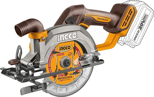Дисковая (циркулярная) пила Ingco CSLI14021 (с 1-им АКБ)
