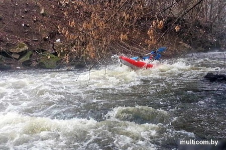 Надувная лодка Вольный ветер Ангара 360 Expedition (серый)