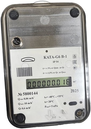 Счетчик газа БелОМО КАТА-G6 В-1