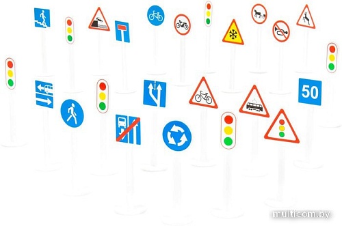 Развивающая игрушка Полесье Дорожные знаки 64219