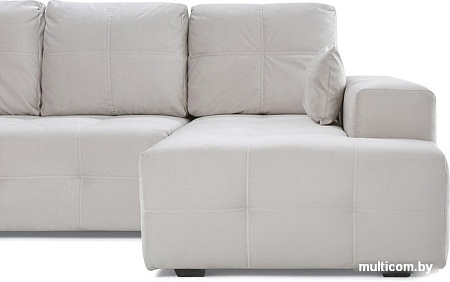 Угловой диван PirroGroup Питсбург угловой (правый, велюр, velvet grey)