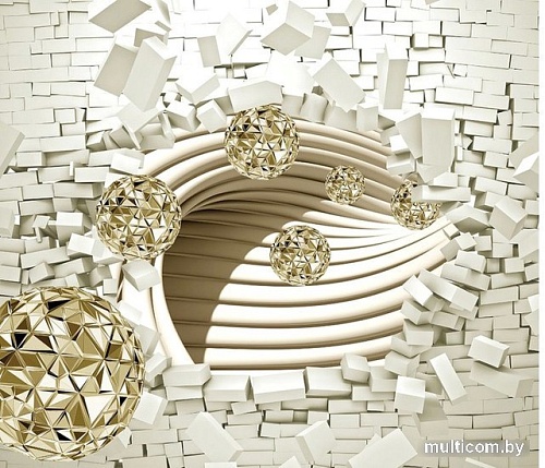 Фотообои Citydecor Стена 3D 300x260