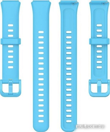 Ремешок Rumi силиконовый для Huawei Band 7 (голубой)