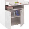 Детский комод Polini Kids French 1270, Teddy (белый)