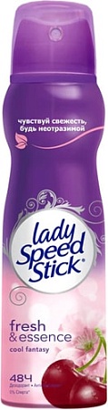 Lady Speed Stick Fresh and Essence Cool Fantasy Вишня 150 мл