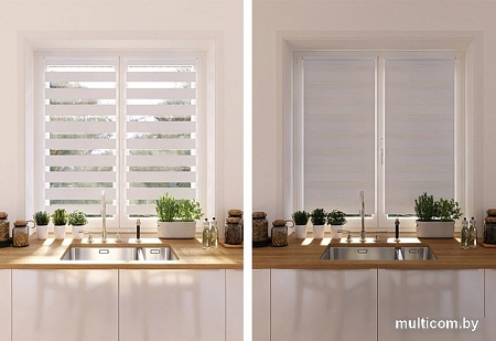 Шторы день-ночь Legrand День-Ночь 220x180 (снежно-белый)