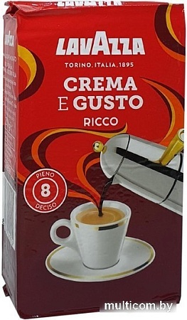 Кофе Lavazza Crema e Gusto Ricco молотый 250г