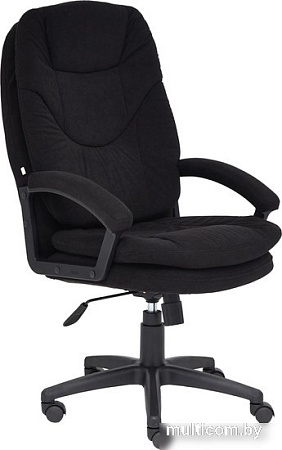 Офисное кресло TetChair Comfort LT флок (черный)