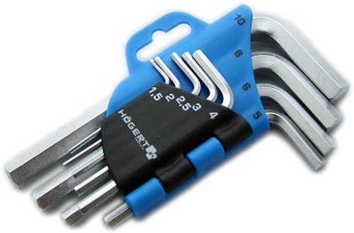 Набор ключей Hogert Technik HT1W802 (9 предметов)