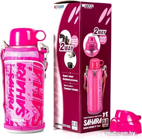 Термос Tiger MMN-W080 800 мл (розовый)