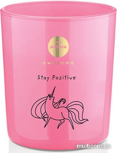 Свеча Aroma Home Stay Positive Candle Ароматическая 140 г