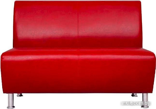Диван Brioli Руди двухместный (экокожа, L19 красный)