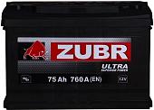 Автомобильный аккумулятор Зубр Ultra (75 А·ч)