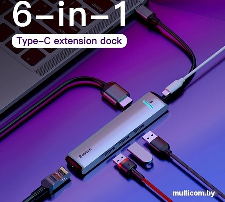 USB-хаб Baseus CAHUB-J0G
