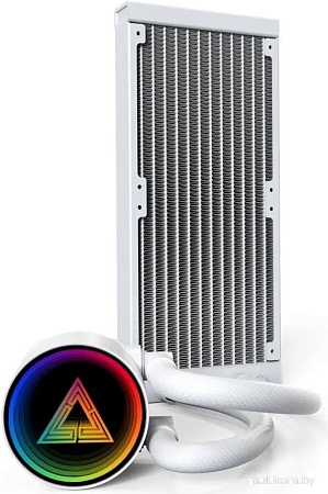 Система жидкостного охлаждения для процессора Montech LightFlow ARGB 240 (белый)