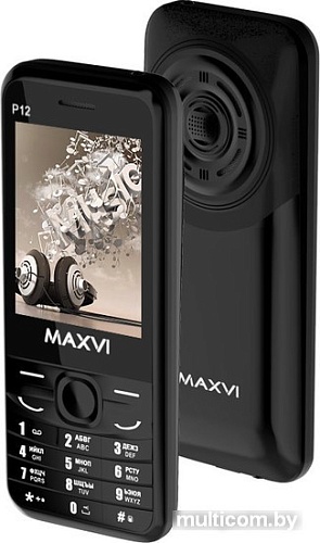 Мобильный телефон Maxvi P12 (черный)