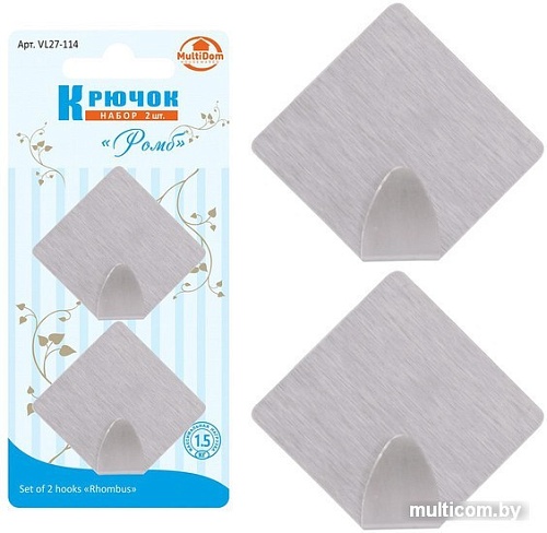 Крючок для ванны Мультидом VL27-114