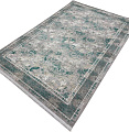 Radjab Carpet Афина Прямоугольник 9008A 12806RK (0.8x1.5, Grey/Green)