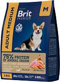 Сухой корм для собак Brit Premium Dog Adult Medium курица 3 кг