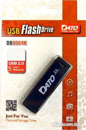 USB Flash Dato DB8001K 8GB (черный)