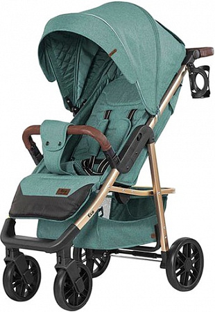 Коляска прогулочная «книга» Baby Tilly Eco T-166 (emerald green)