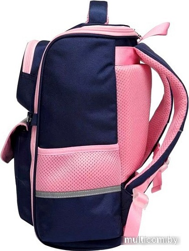 Школьный рюкзак Sun Eight SE-2874 (темно-синий/розовый)