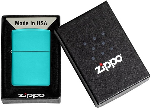 Зажигалка Zippo Classic Flat Turquoise 49454