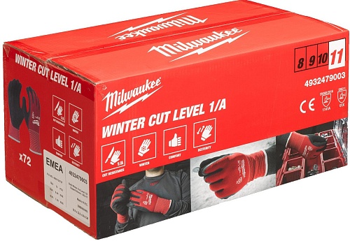 Milwaukee Winter Cut level 1/A 9/L 4932479001 (72 пары)