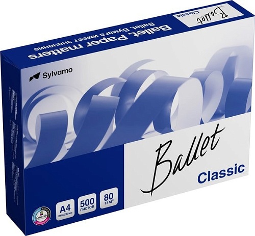 Офисная бумага Ballet Classic A4 (80 г/м2, 500 л)