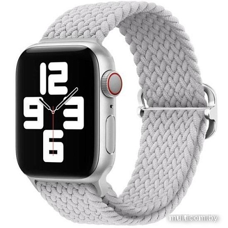 Ремешок Rumi Wick из плетеного нейлона для Apple Watch 38/40/41mm (светло-серый)