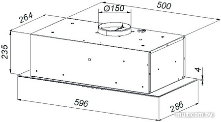 Кухонная вытяжка Weissgauff Aura 900 WH