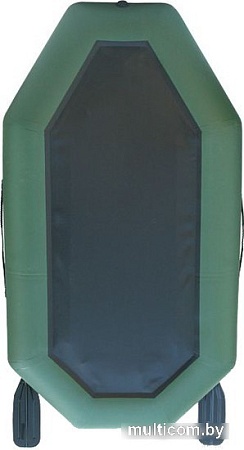Гребная лодка Leader Компакт-240 ФС (зеленый)