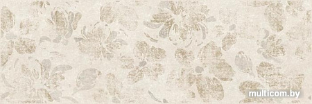 Керамическая плитка Meissen Органик Цветы OR2U011 (250x750, бежевый)