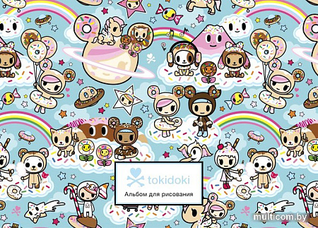 Альбом для рисования Эксмо. Вселенная tokidoki. Пончики 9785040932405