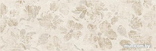 Керамическая плитка Meissen Органик Цветы OR2U011 (250x750, бежевый)