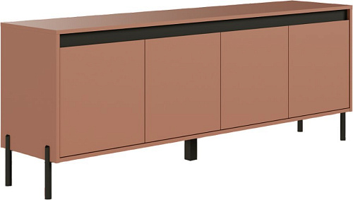 Тумба Black Red White Lubao RTV4D (античная латунь)
