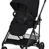 Коляска прогулочная «книга» Cybex New Melio Carbon с дождевиком (moon black)