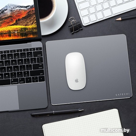 Коврик для мыши Satechi Aluminum Mouse Pad (серый космос)