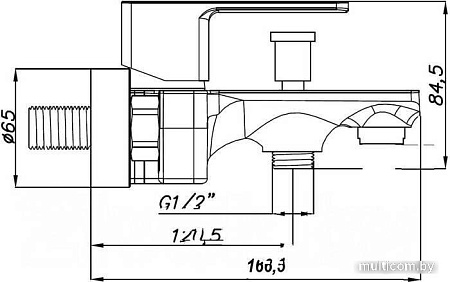 Смеситель Azario Cadeo AZ-15940501