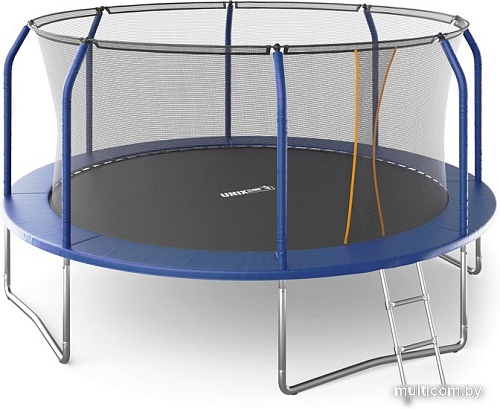 Батут Unix Line Supreme Basic 14 ft (blue)